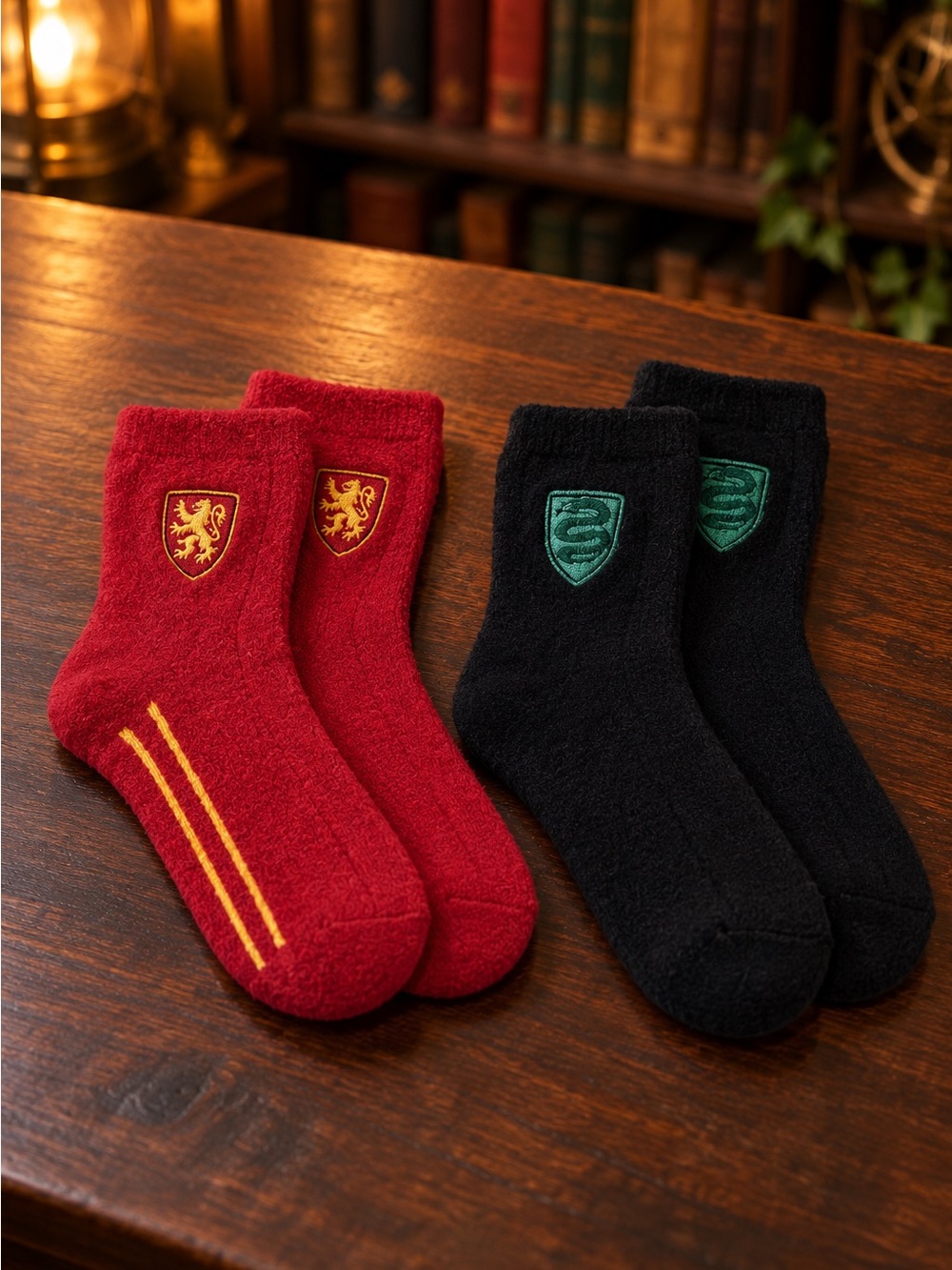 NWT Harry Potter 2 House Crest Socks